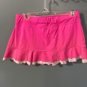 Sofibella Rio tennis skirt M- like new Bright pink skirt with white shorts.